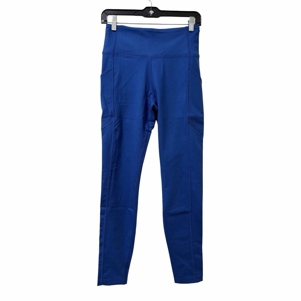 Figs Womens Performance Under Scrub Leggings Size S Blue Pockets‎ Healthcare NEW